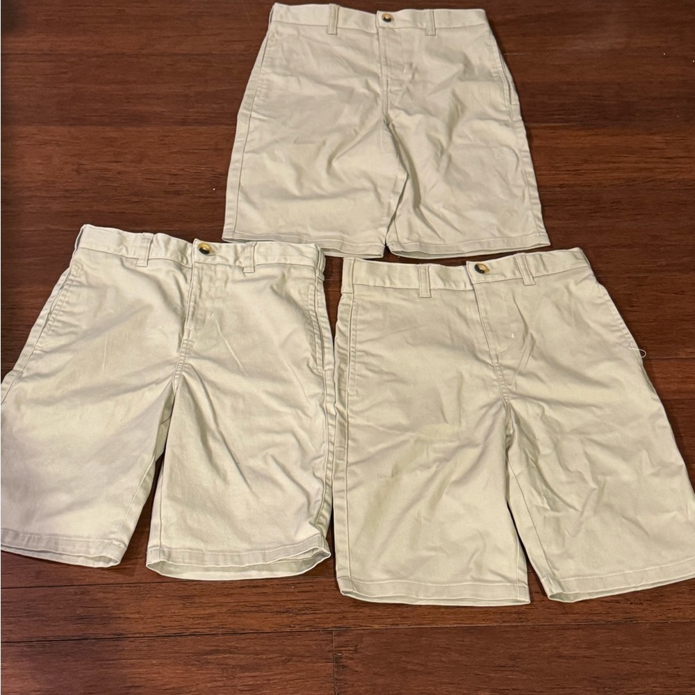 French Toast Kids' Tan Shorts Trio